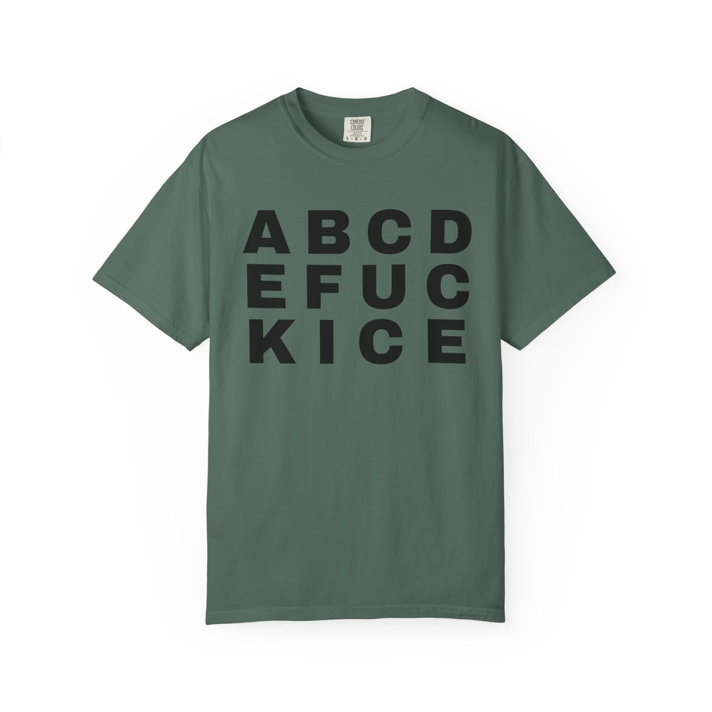 T-Shirt — 'Alphabet F***' Bold Graphic Tee (Edgy Wordplay, Streetwear Style)