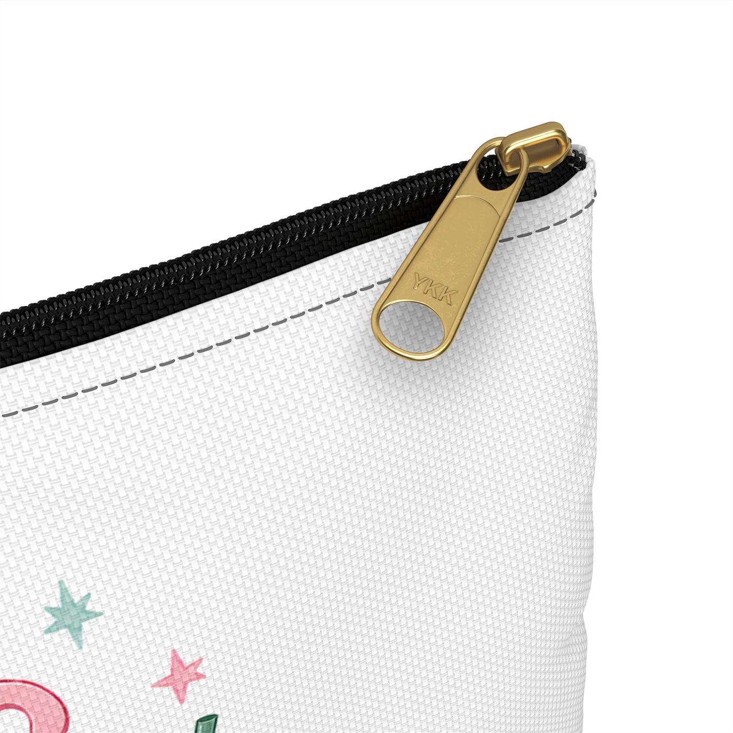 Rides and Vibes Accessory Pouch — Pastel Amusement Park Cosmetic Bag