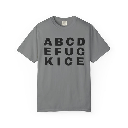 T-Shirt — 'Alphabet F***' Bold Graphic Tee (Edgy Wordplay, Streetwear Style)