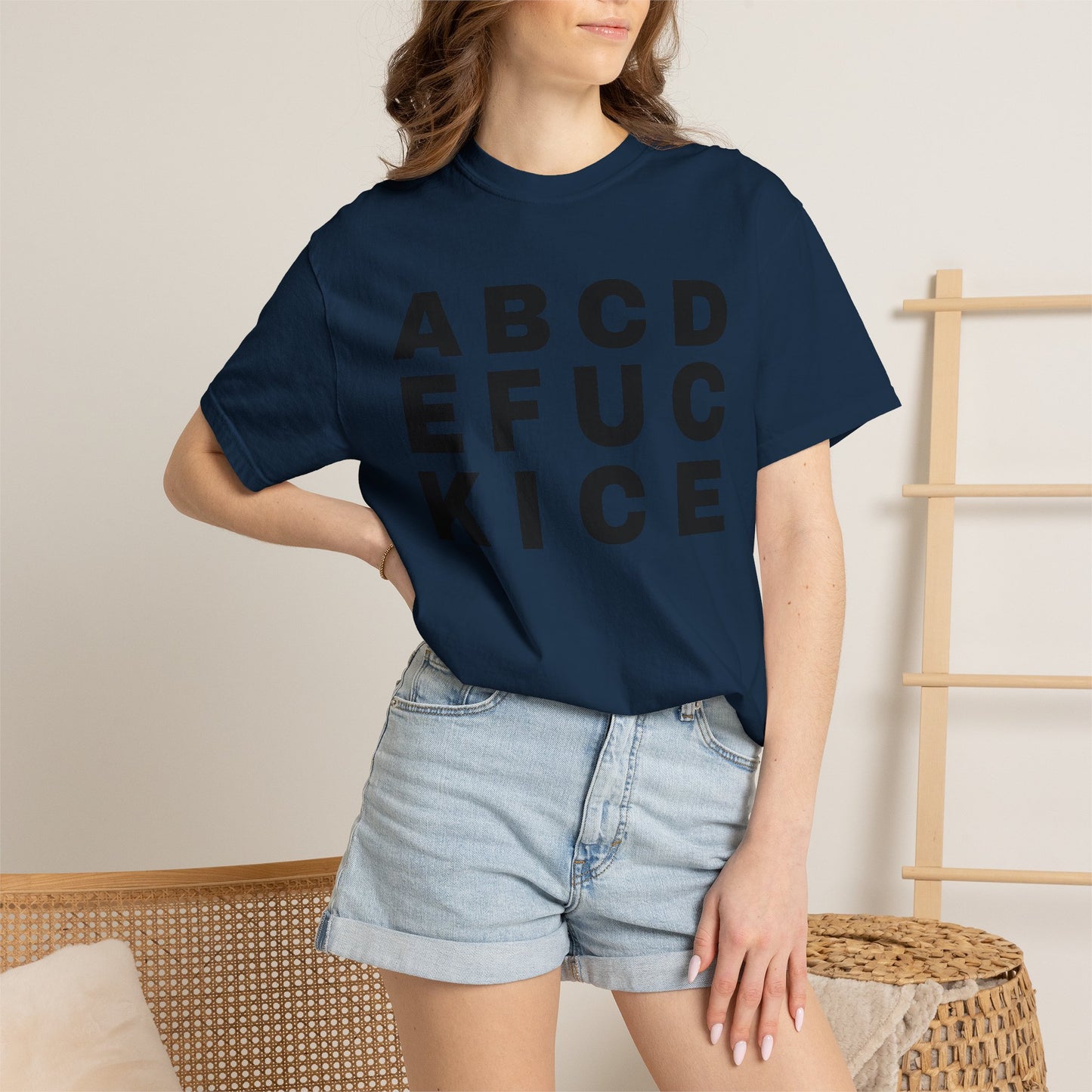 T-Shirt — 'Alphabet F***' Bold Graphic Tee (Edgy Wordplay, Streetwear Style)
