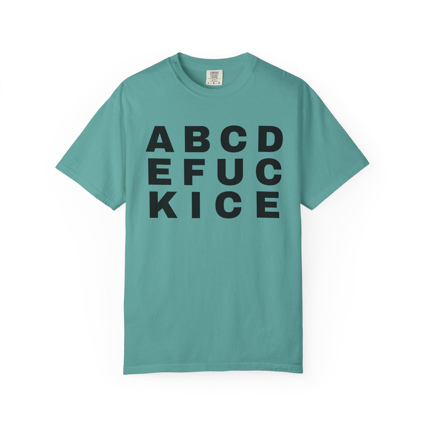 T-Shirt — 'Alphabet F***' Bold Graphic Tee (Edgy Wordplay, Streetwear Style)